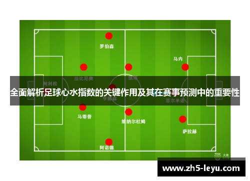 全面解析足球心水指数的关键作用及其在赛事预测中的重要性