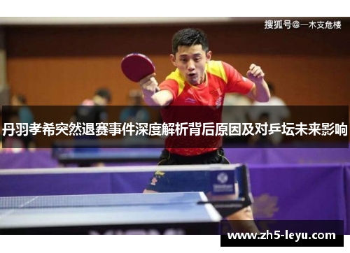 丹羽孝希突然退赛事件深度解析背后原因及对乒坛未来影响