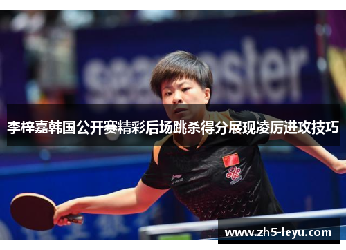 李梓嘉韩国公开赛精彩后场跳杀得分展现凌厉进攻技巧